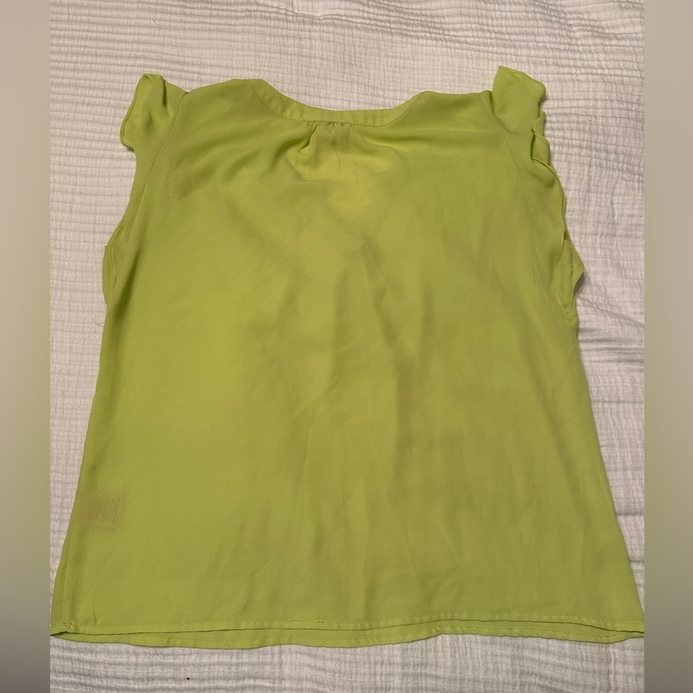 Philosophy Ruffle Short Sleeve Blouse - Size L - Picture 4 of 10